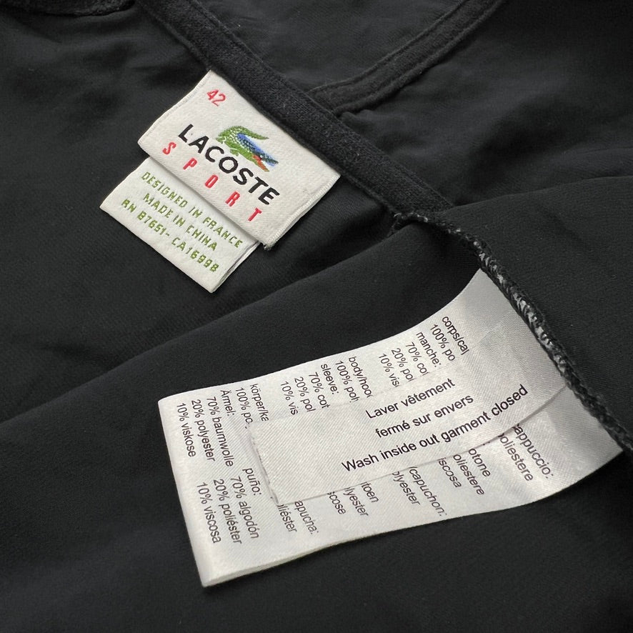 Vintage LACOSTE SPORT FRANCE Asymmetric Hoodie