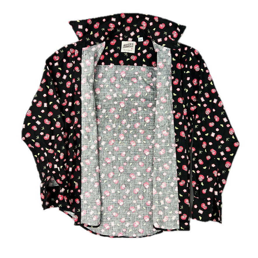Japanese Cotton NAKED & FAMOUS Samurai Tomato Shirt
