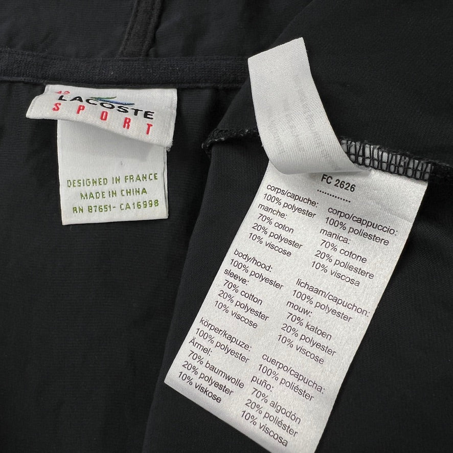 Vintage LACOSTE SPORT FRANCE Asymmetric Hoodie