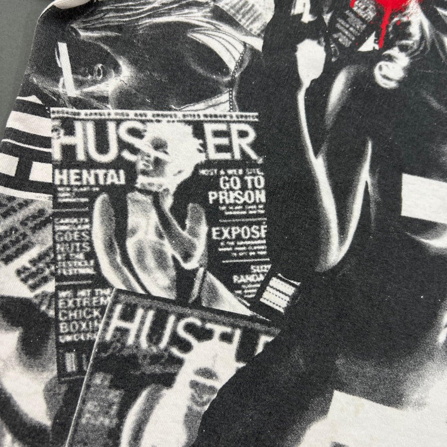 Vintage HUSTLER Pin Up Girl Tee
