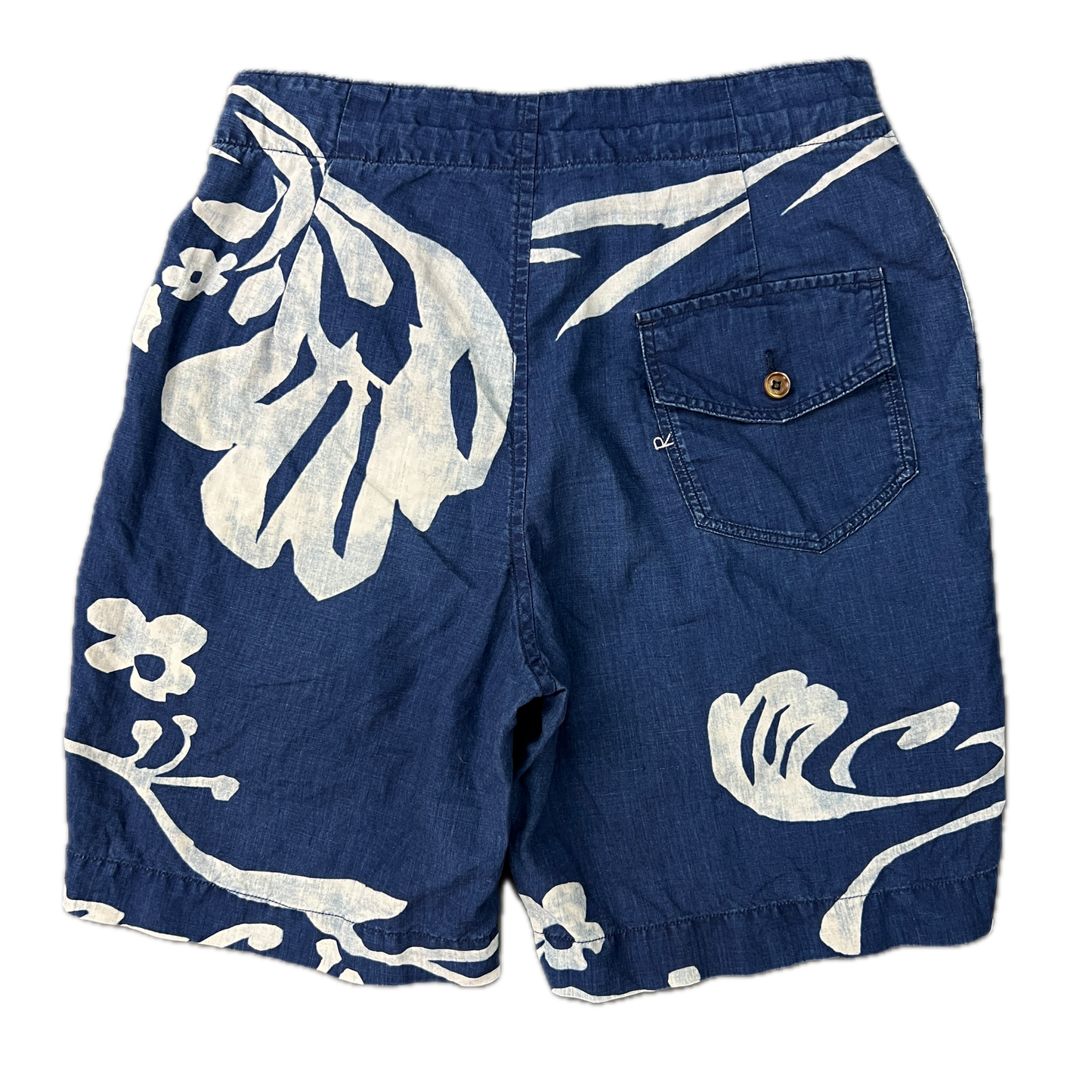 45rpm Japanese Designer Floral Linen Shorts
