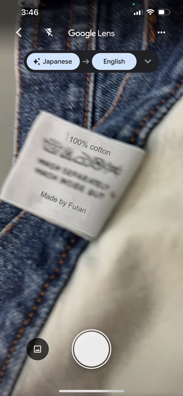 Andrew Mackenzie Cut and Sew Jeans Made in Italy