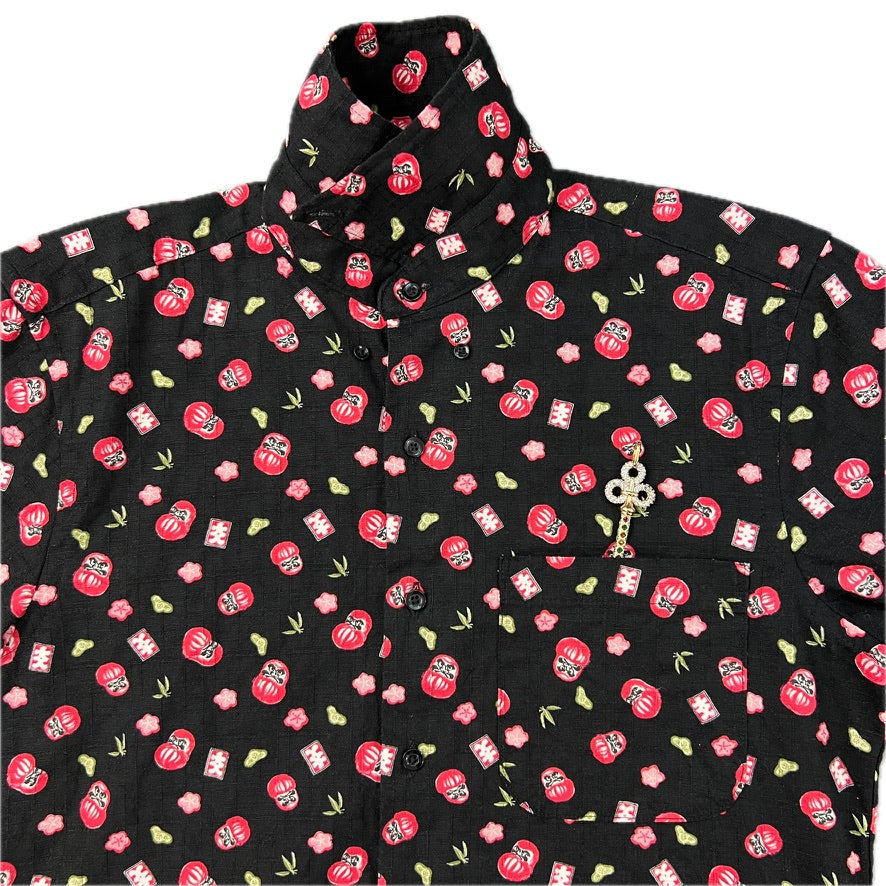 Japanese Cotton NAKED & FAMOUS Samurai Tomato Shirt