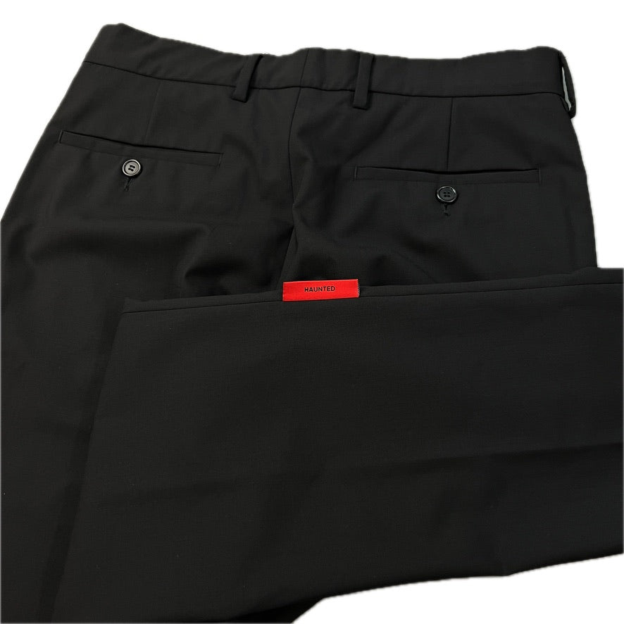 MSGM HAUNTED Pleated Virgin Wool Trousers