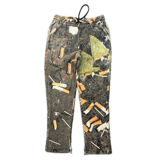 Pleasures NOW Cigarette Camo Flared Pants