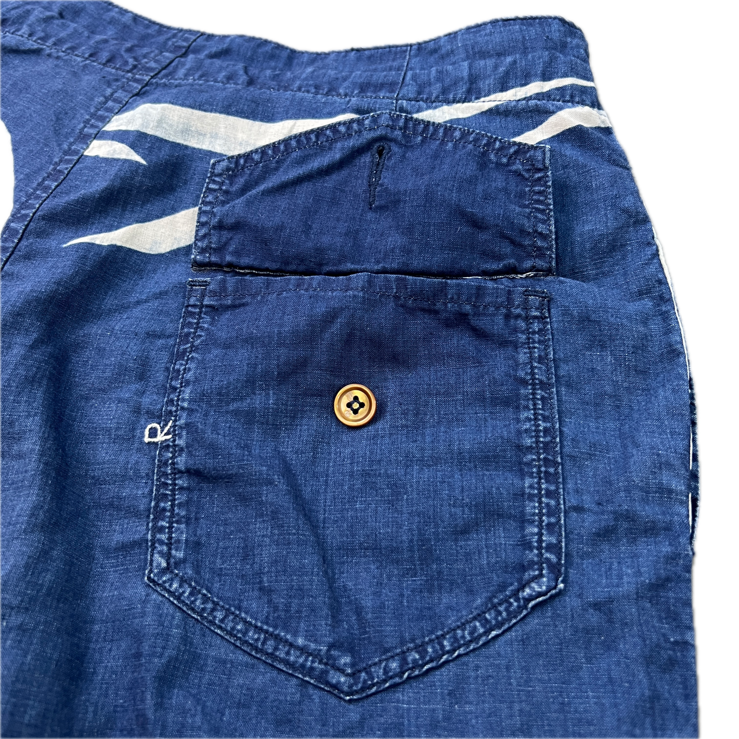 45rpm Japanese Designer Floral Linen Shorts